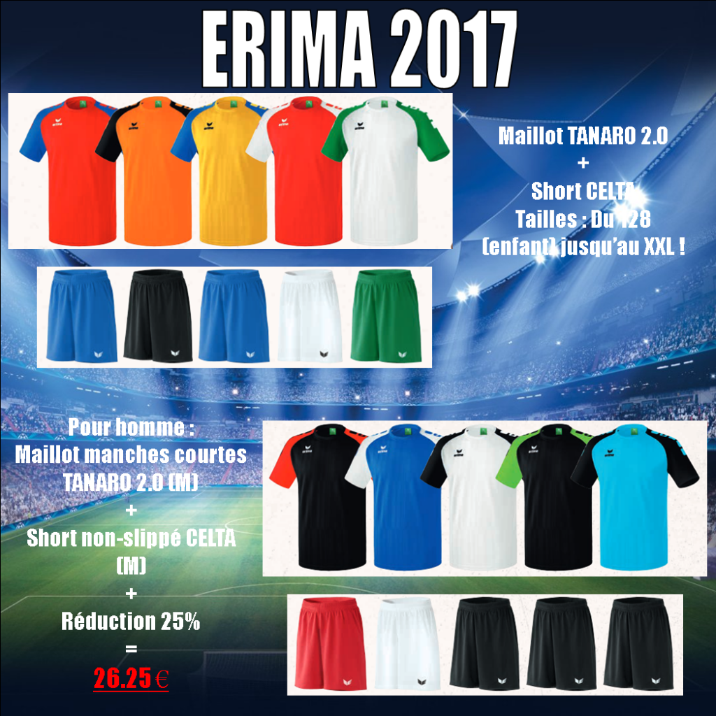Sélection Football par ERIMA